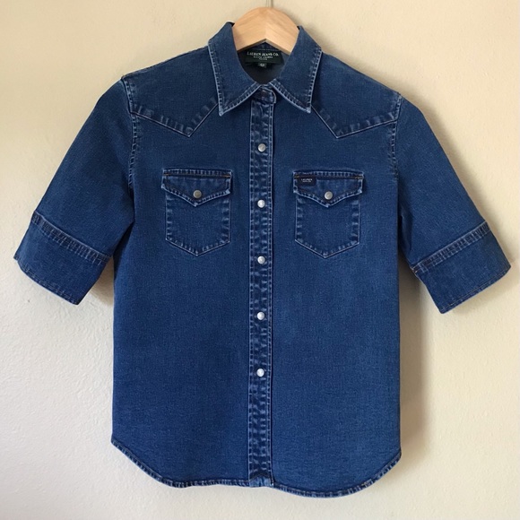 Ralph Lauren Jeans Co. short sleeve denim shirt - Picture 2 of 4
